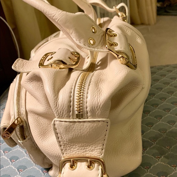 Michael Kors, cream leather satchel & dustbag - Picture 5 of 7
